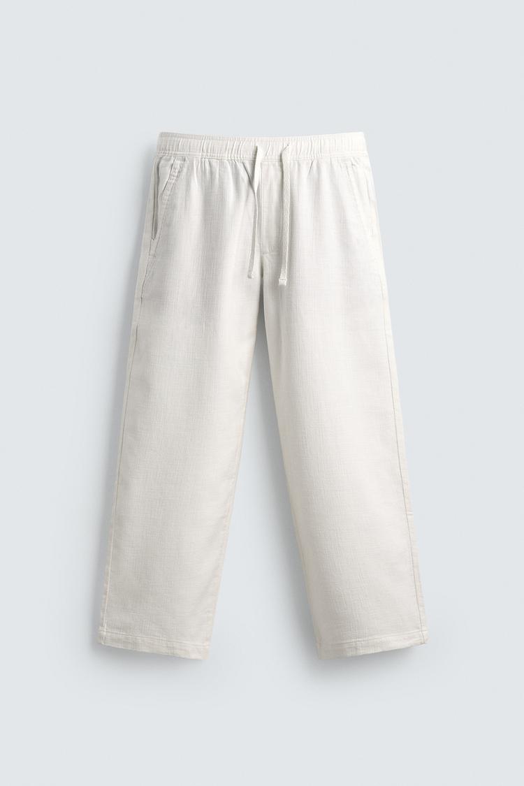 Men's Relaxed Fit Textured Pants