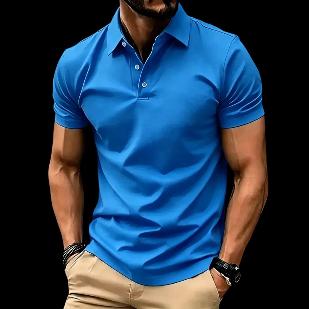 Men's Casual Business Polo Shirt