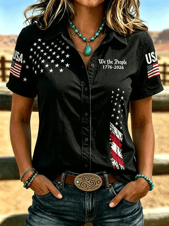 Women'S Casual Printed Top