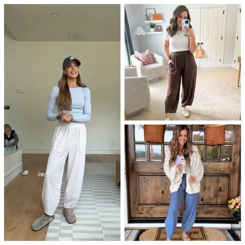 Women's loose wide-leg pants