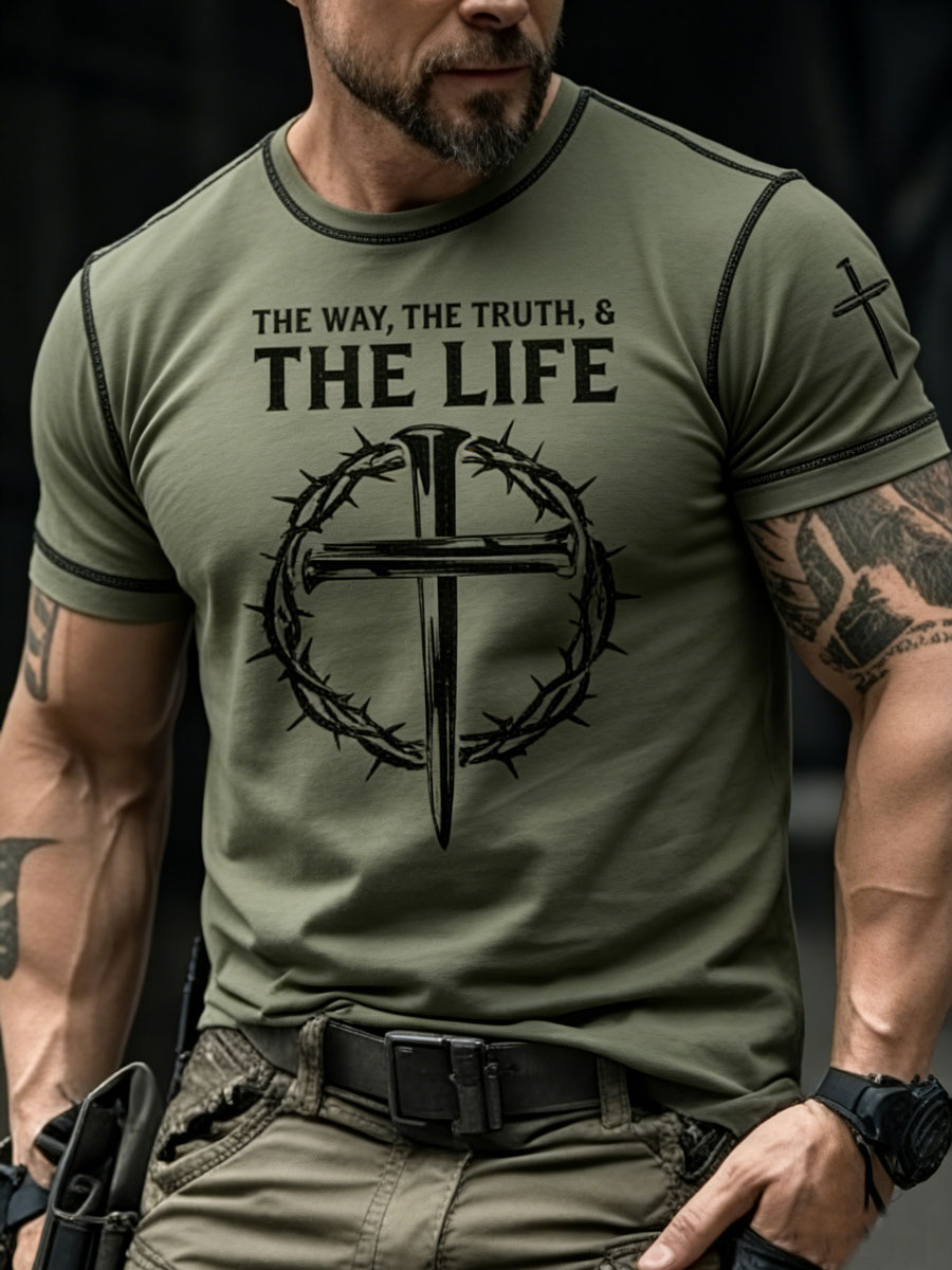 Men'S Faith Printed T-Shirt
