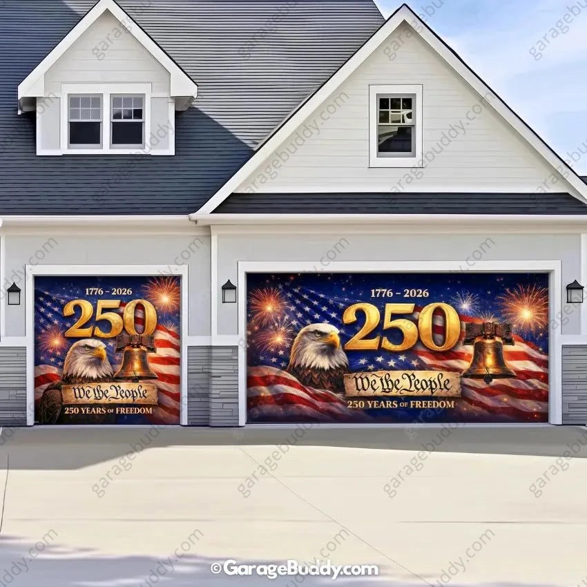 Freedom 250 | Limited Edition Patriotic Garage Door Cover