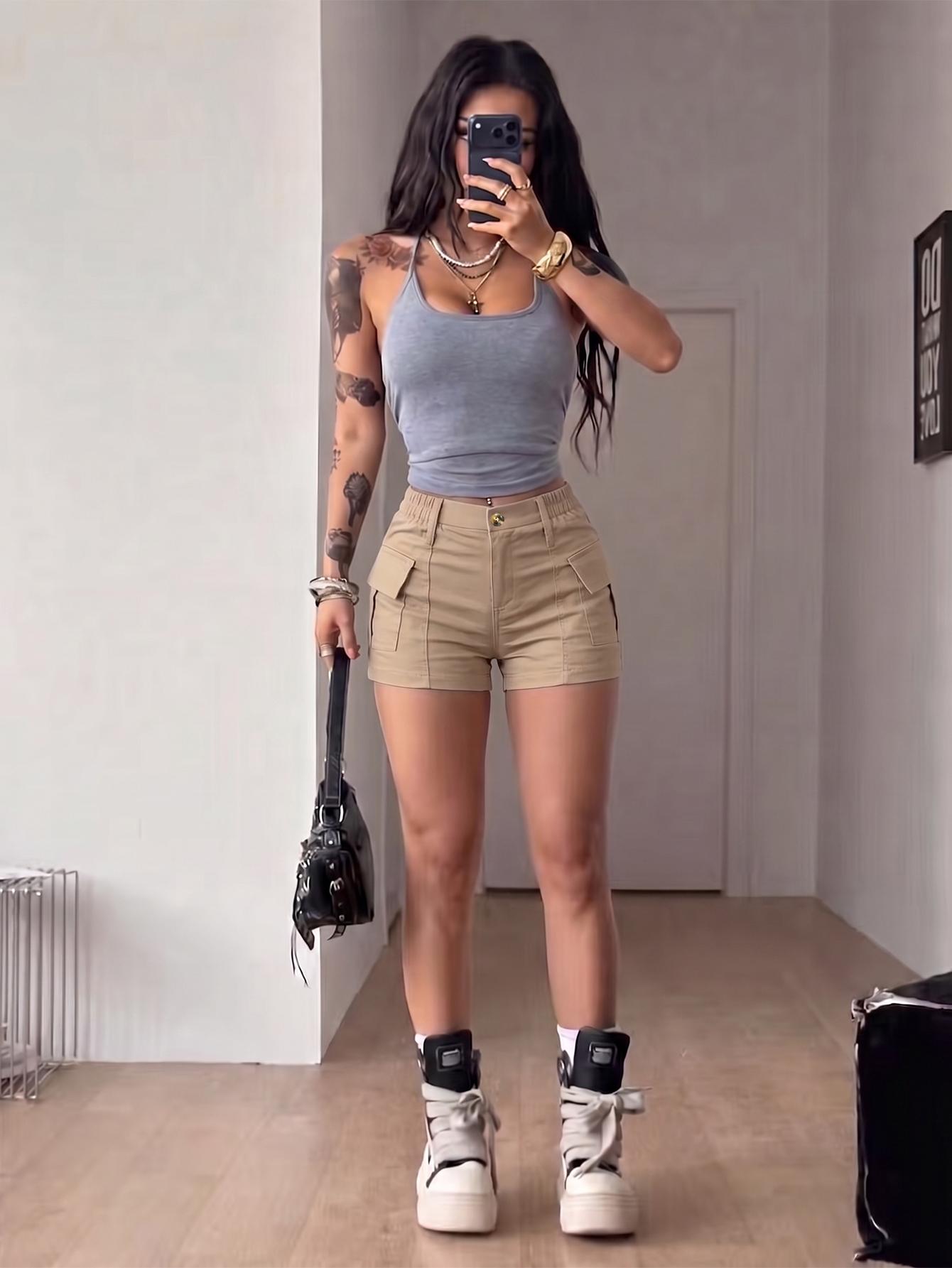 Women's Summer Cargo Shorts