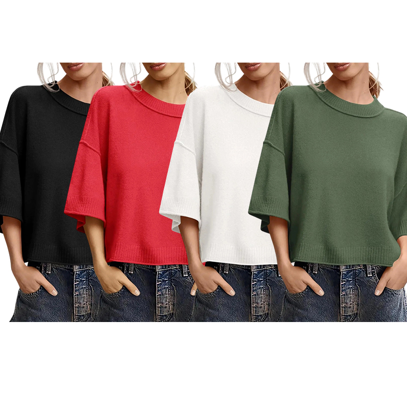Oversized Summer Knit Top