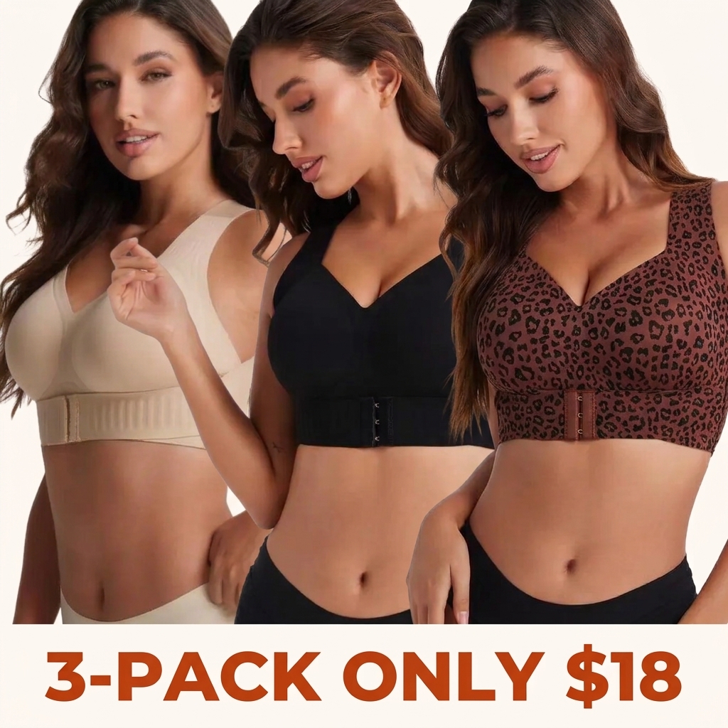 Women's beige non-wired bra