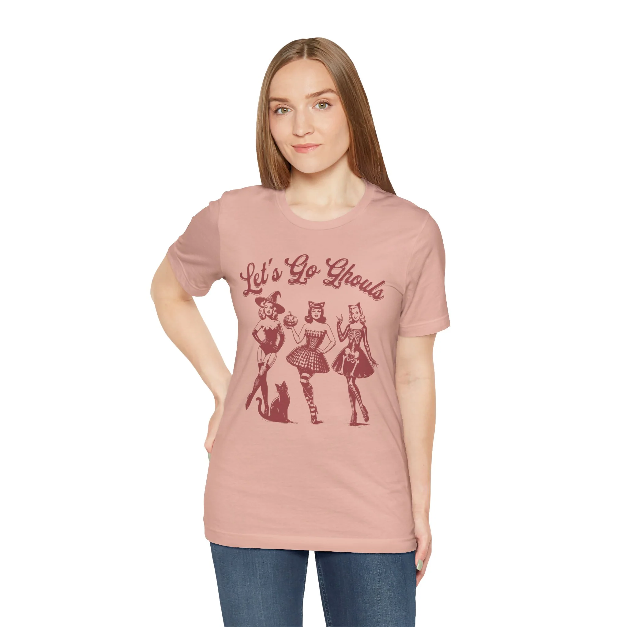 Let's Go Ghouls Bella Canvas Unisex Jersey T-Shirt - Multiple Colors