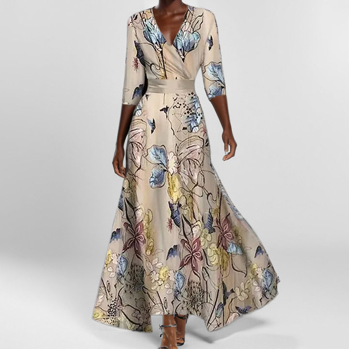 Elegant and comfortable floral dress 5d73