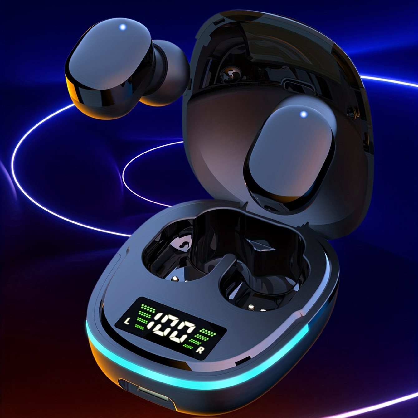 True Wireless Stereo Earbuds Gaming Hands-Free Earphones