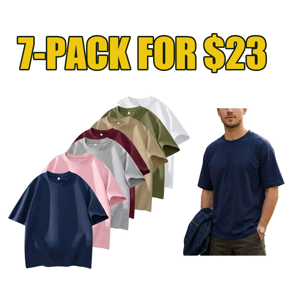 Men’s 10-Pack Everyday Crew Tees