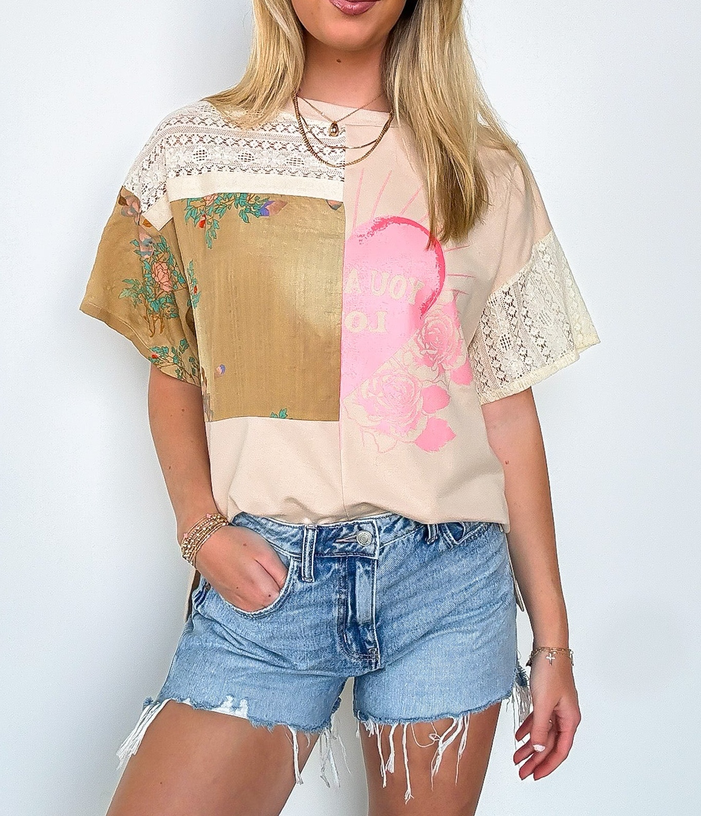 Patchwork Graphic Tee