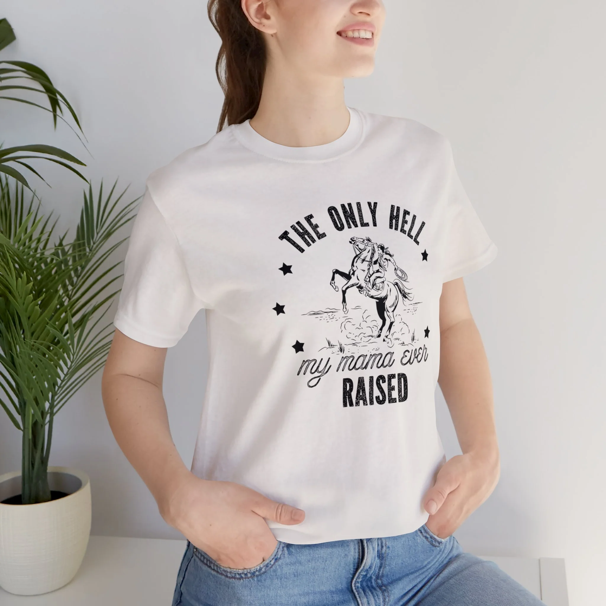 Mama Raised Hell Bella Canvas Unisex Jersey Tank
