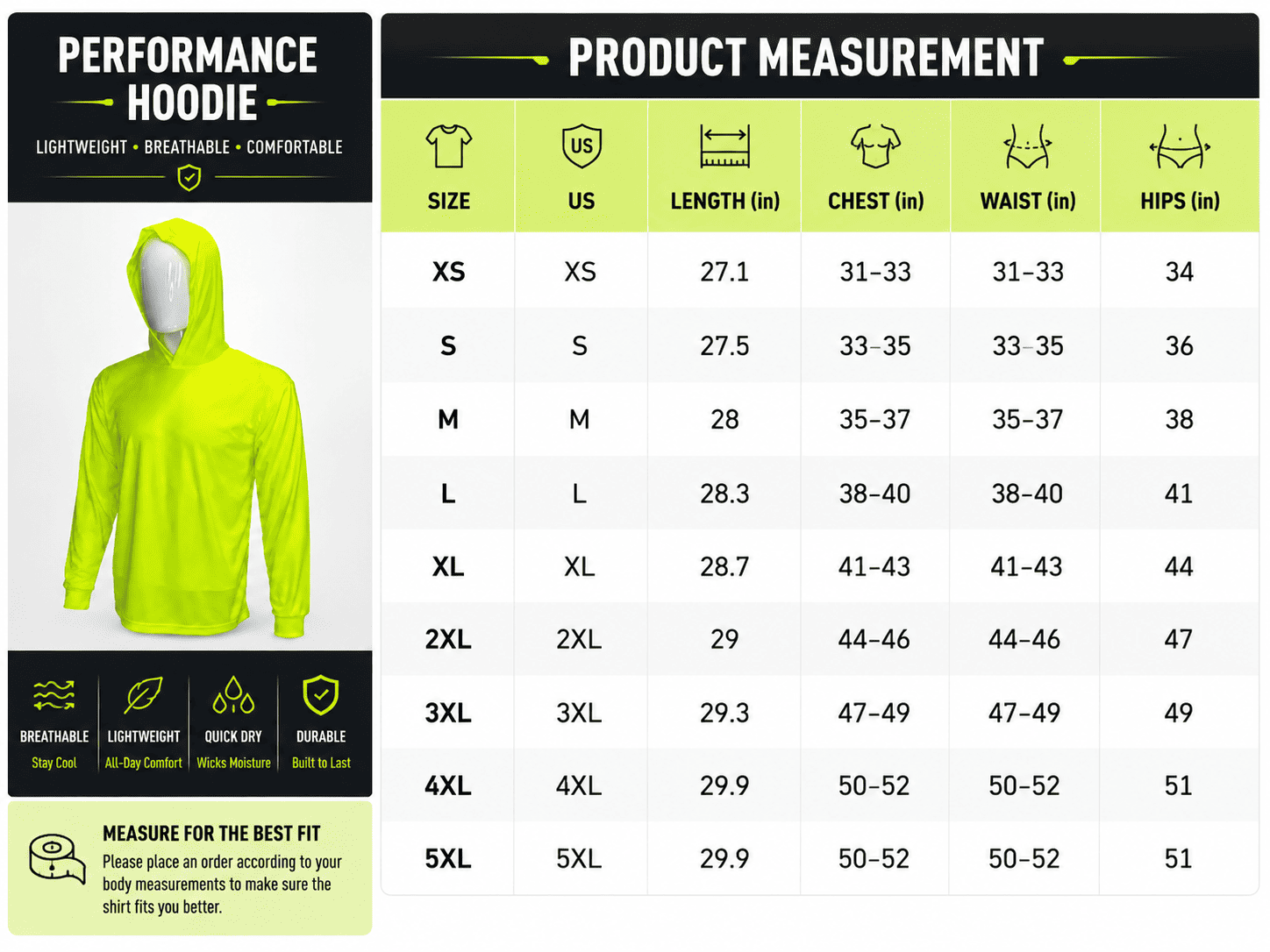 4 SHIRT PACK Hi Visibility ultra light weigh Long sleeve hoodie shirt / 100 % polyester birdeye Fabric for quick dry AVAIALBE IN VARIOUS COLORS