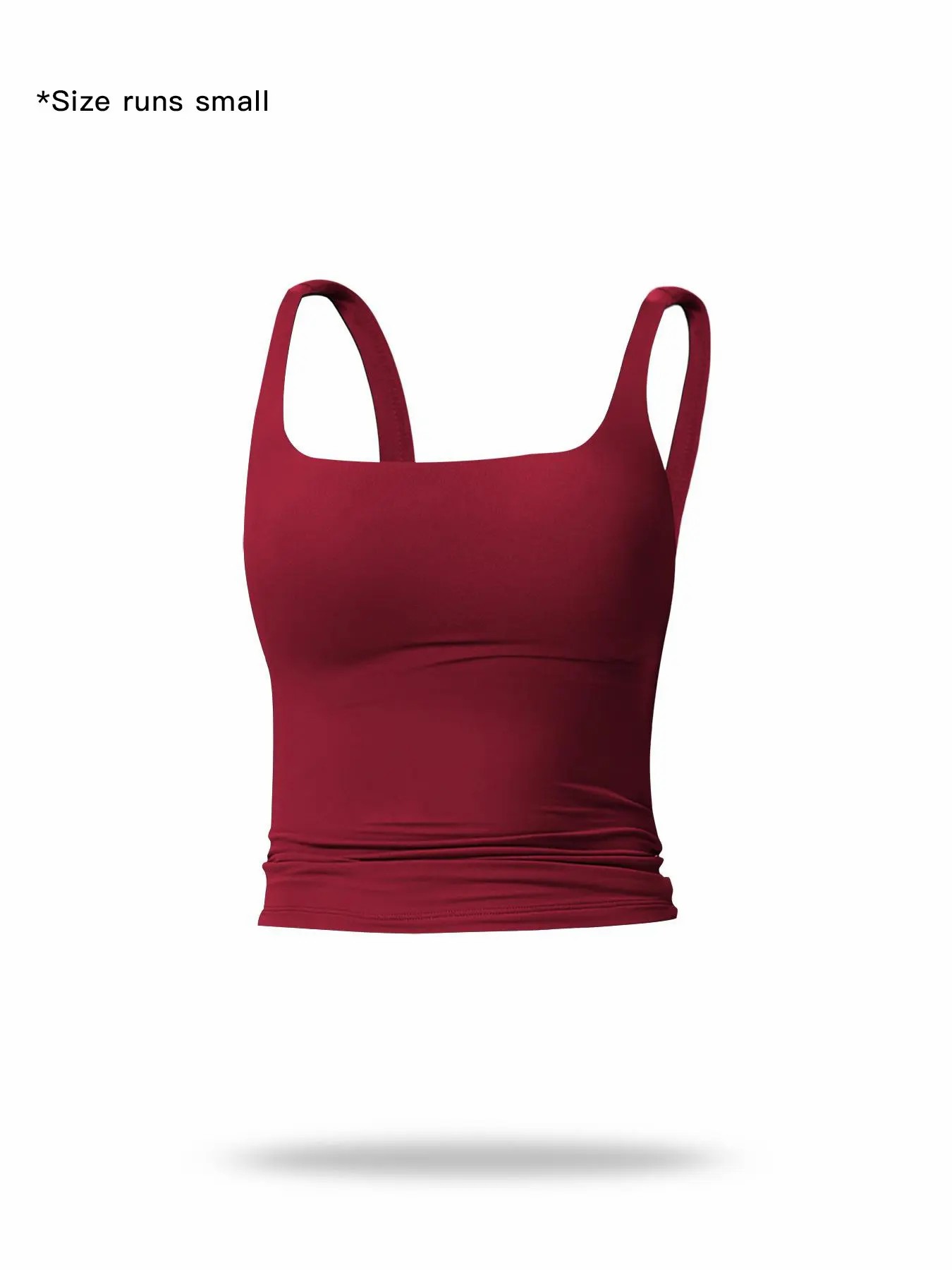 Women's Solid Color Sports Tank Top, Tight Sports Vest, Casual Comfy Breathable Sleeveless Sports Top