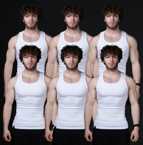 Men's Sleeveless Stretch Tank Top- TRUE TO SIZE