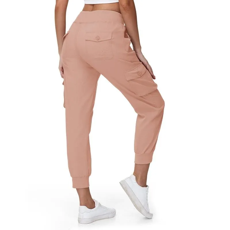 Women's Cargo Pants Casual Lightweight Hiking Outdoor Pants Quick Dry Travel Sweatpants Joggers