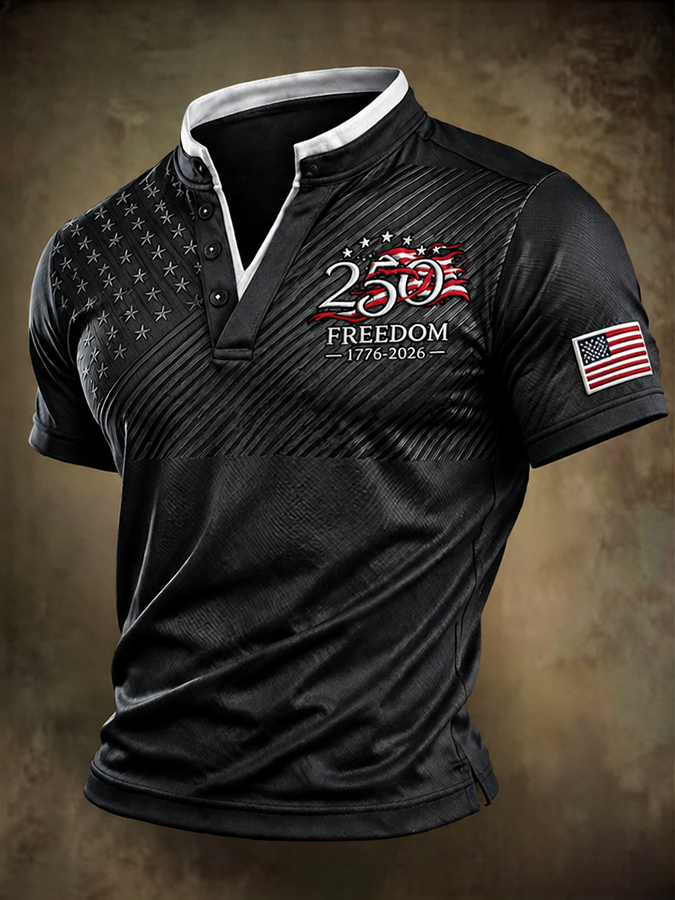 Men's 250th Anniversary of the United States Printed T-shirt