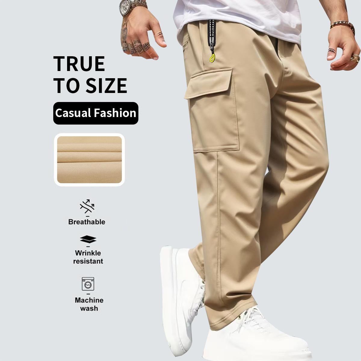 Men's Cargo Pants (with Zipper Pockets)