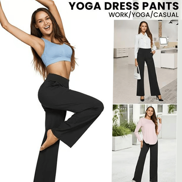 🏆Flash Sale⚡ 50K+ SOLD! Almost Gone-💥Loose High-Waist Business Casual Pants Yoga Pants