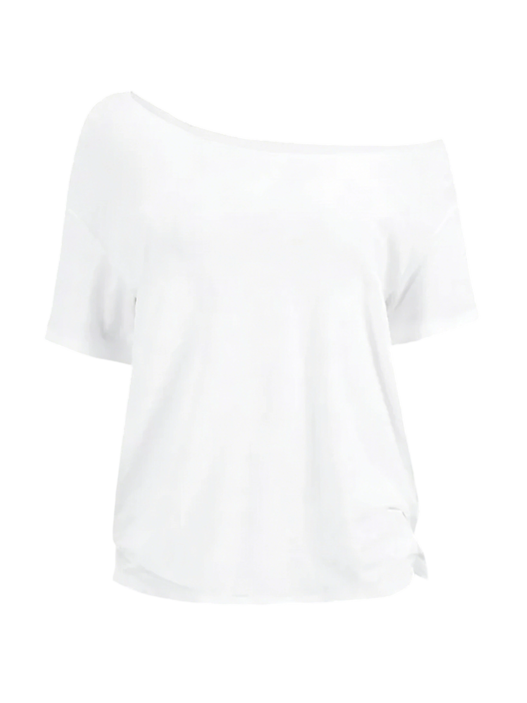 Casual basic short-sleeved T-shirt
