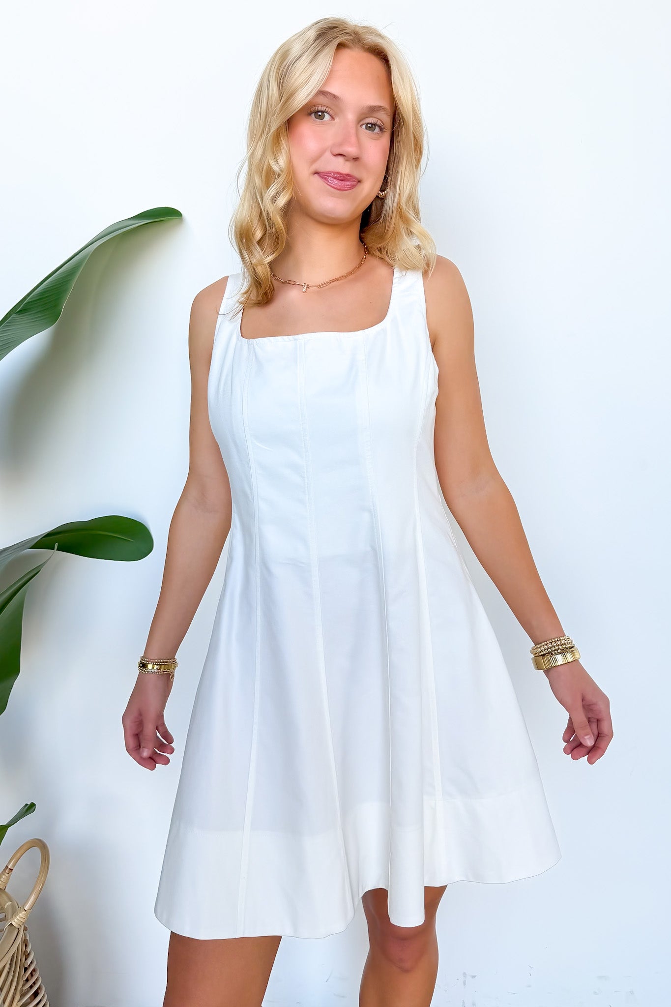 Square Neck Tank Dress