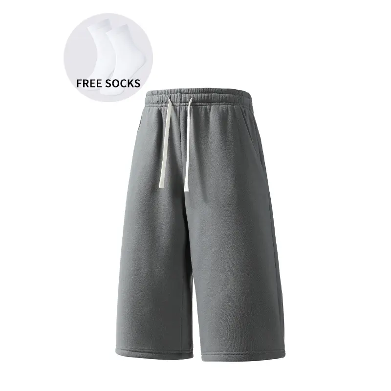 Men's 7-Inch Casual Athletic Shorts (Free Socks Included) — Multiple Colors Available
