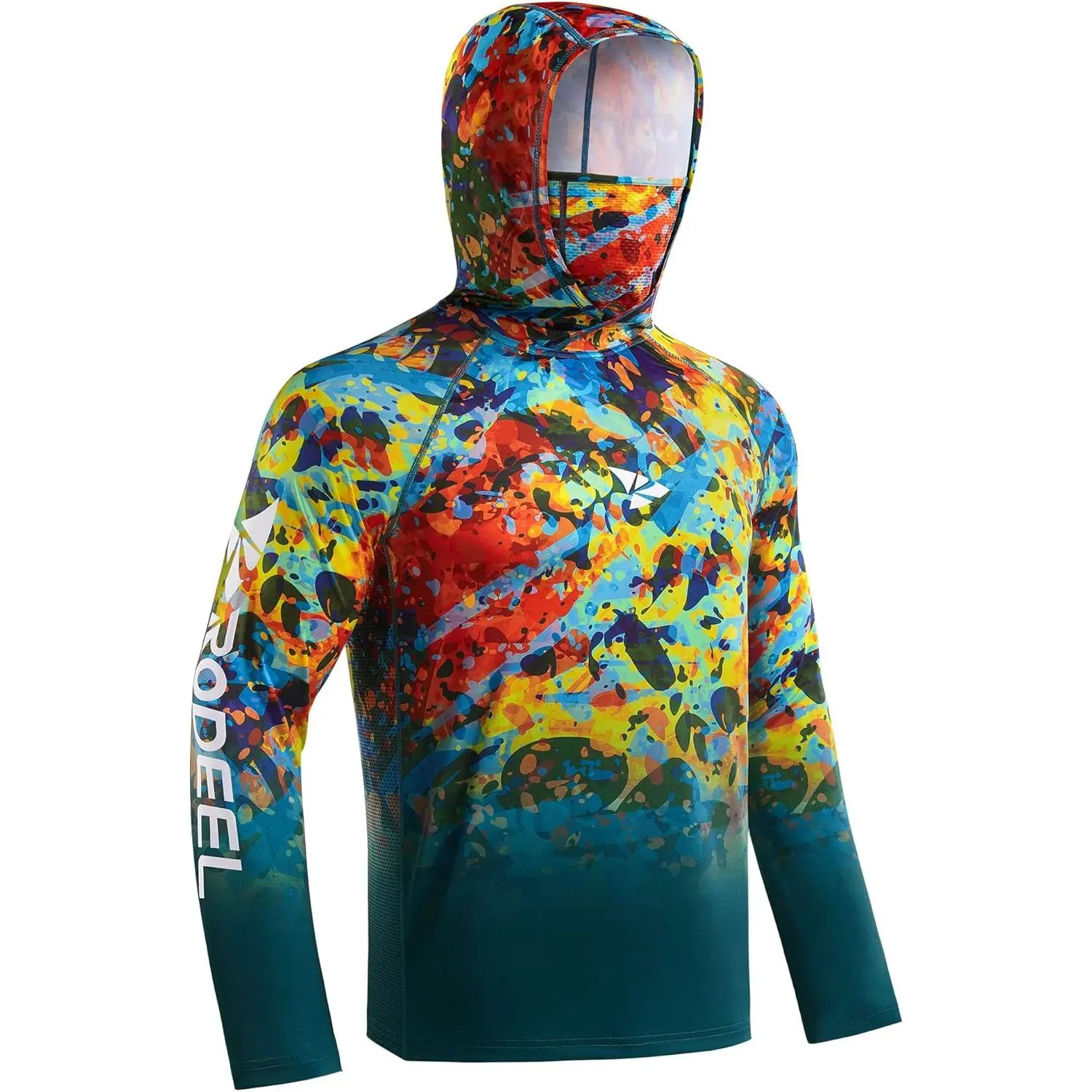 Men's Sun Protection Hoodie (with Face Mask/Neck Gaiter) — UPF 50+ UV Protection