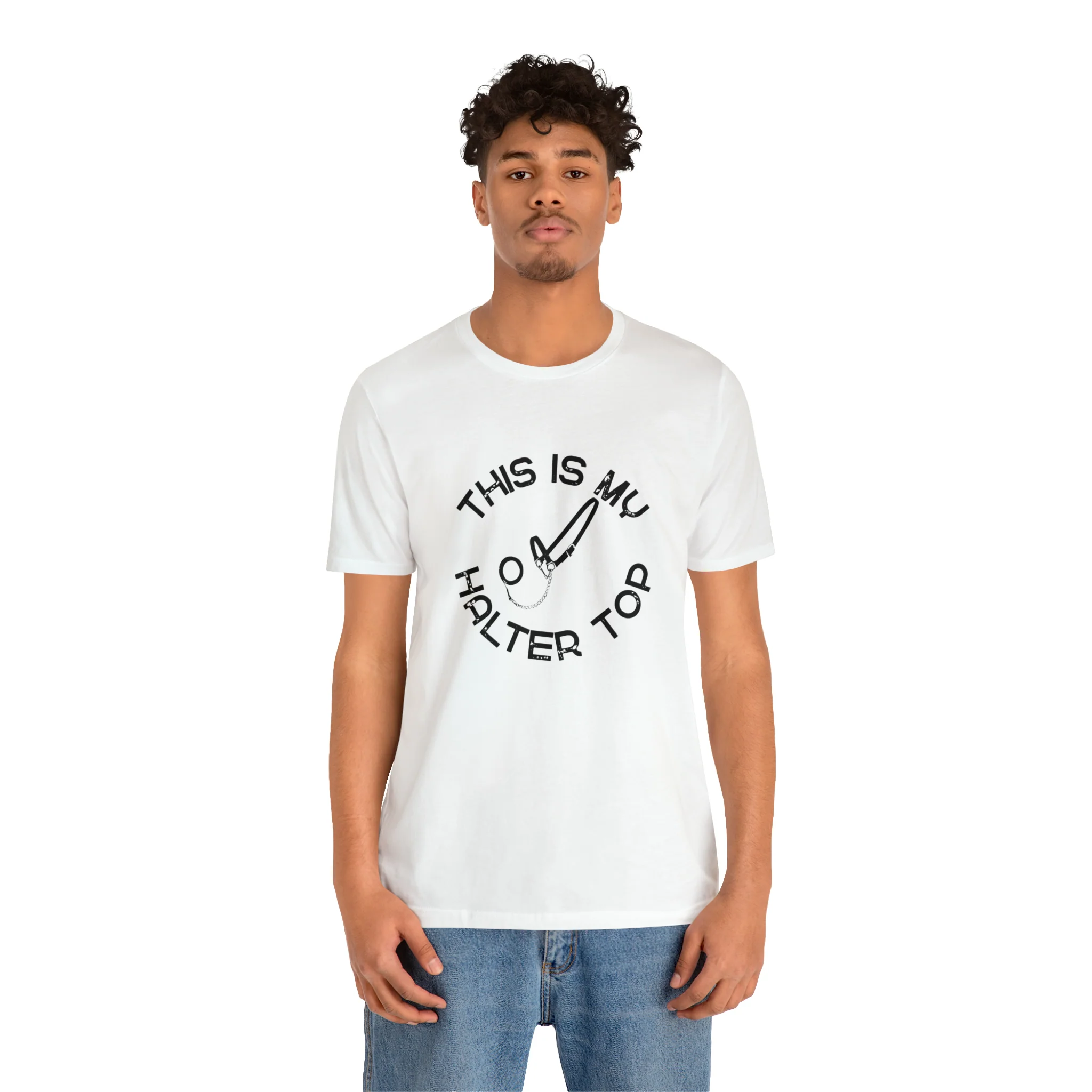 This is My Halter Top Unisex Jersey Short Sleeve Tee