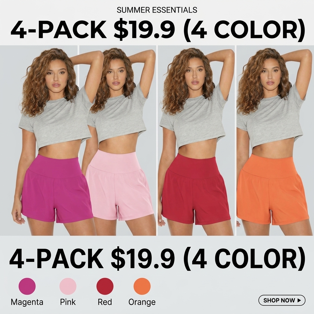 Women's Super High Waist Yoga Shorts