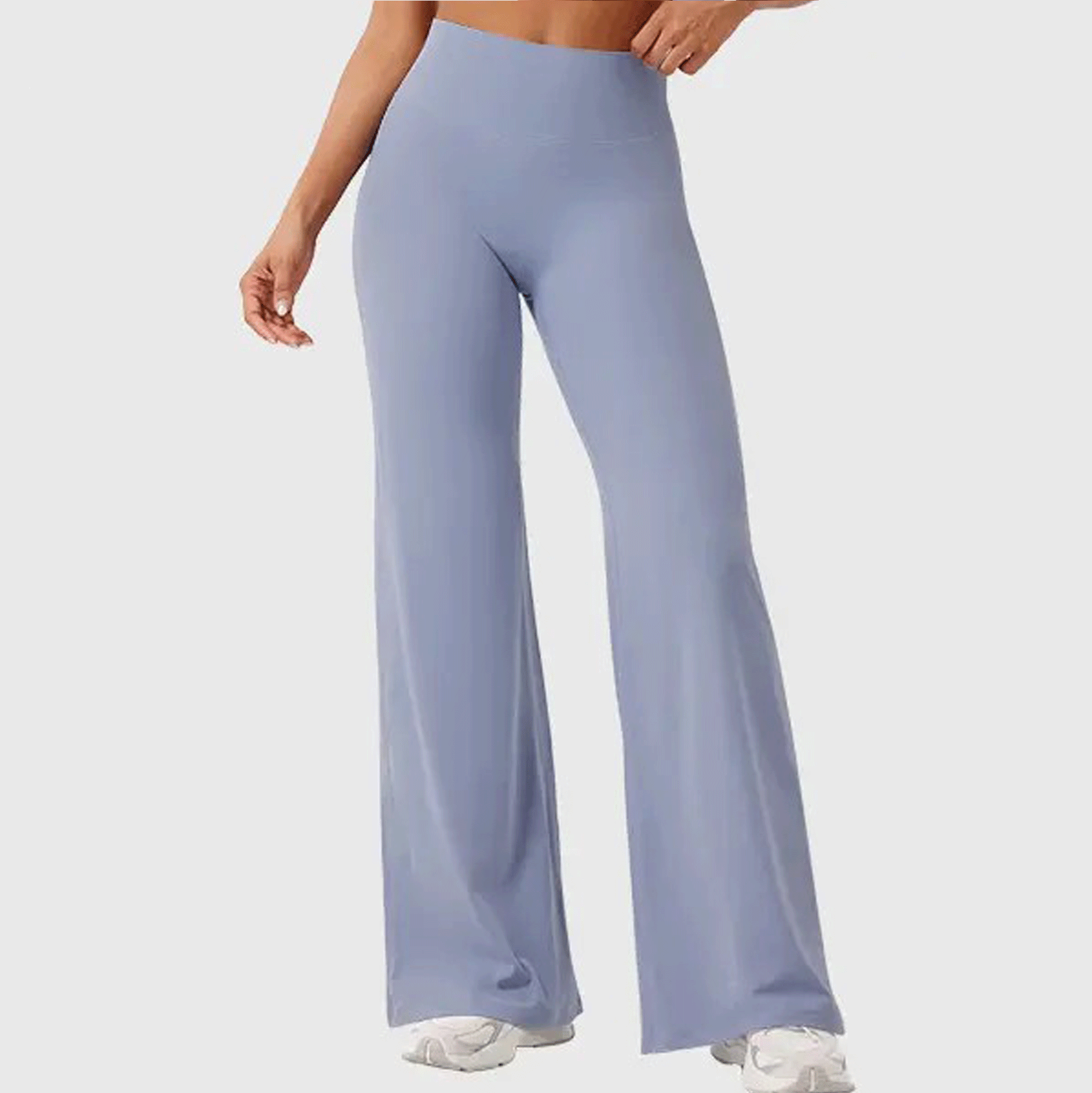 Leggings High-Waist Straight-Leg No Front Seam Buttery Soft Gym Yoga Pants for Women Fitness Tights