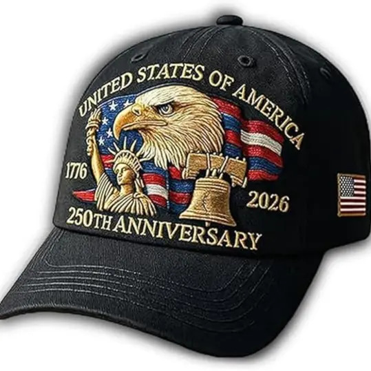 USA 250th Anniversary (1776–2026) Commemorative Baseball Cap