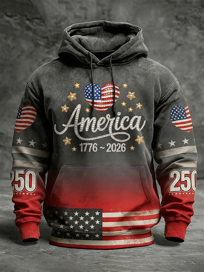 Men'S And Women'S 250Th Anniversary Celebration Hooded Sweatshirt