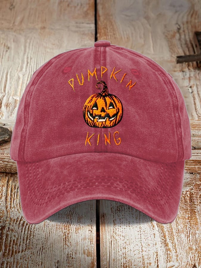 Men's and women's casual Halloween printed hats