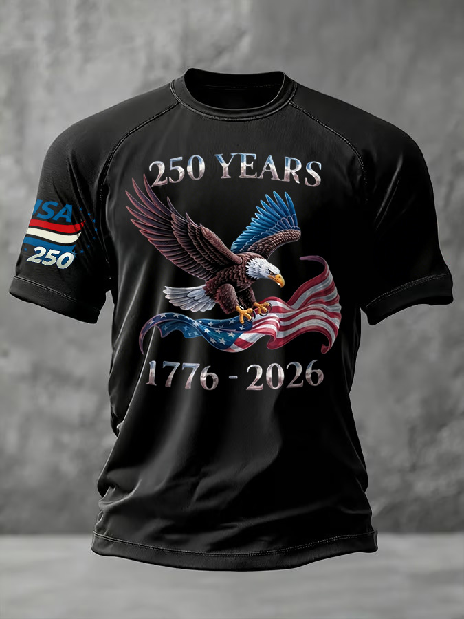 Men'S And Women'S Casual 250Th Anniversary Founding Celebration Raglan T-Shirt