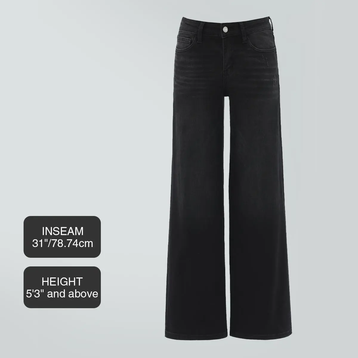 Mid-low Rise Baggy Jeans