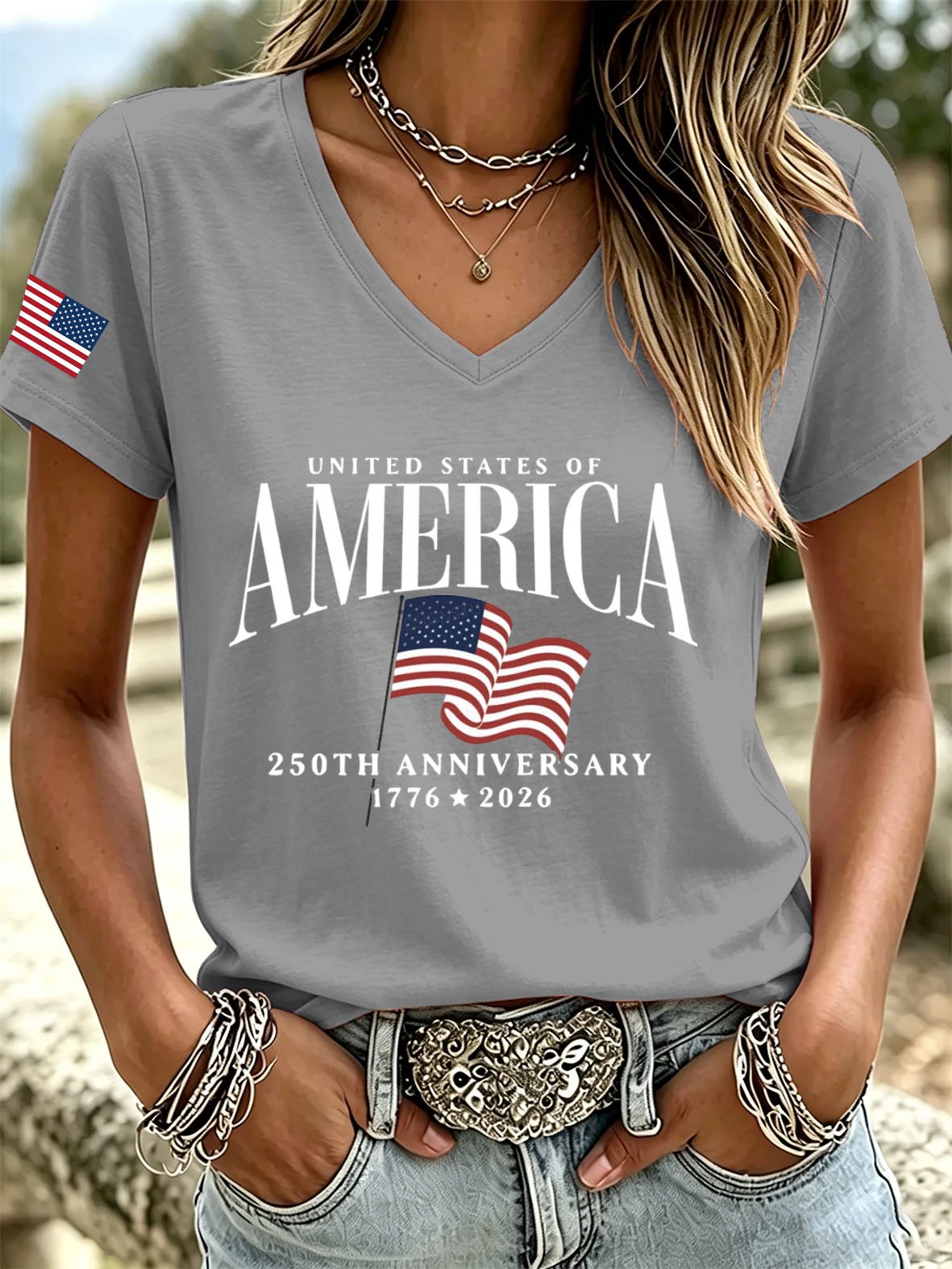 Women's Casual Print Short-Sleeve T-Shirt
