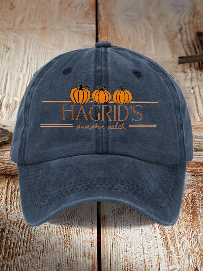 Hagrid's Pumpkin Patch Printed Baseball Capap