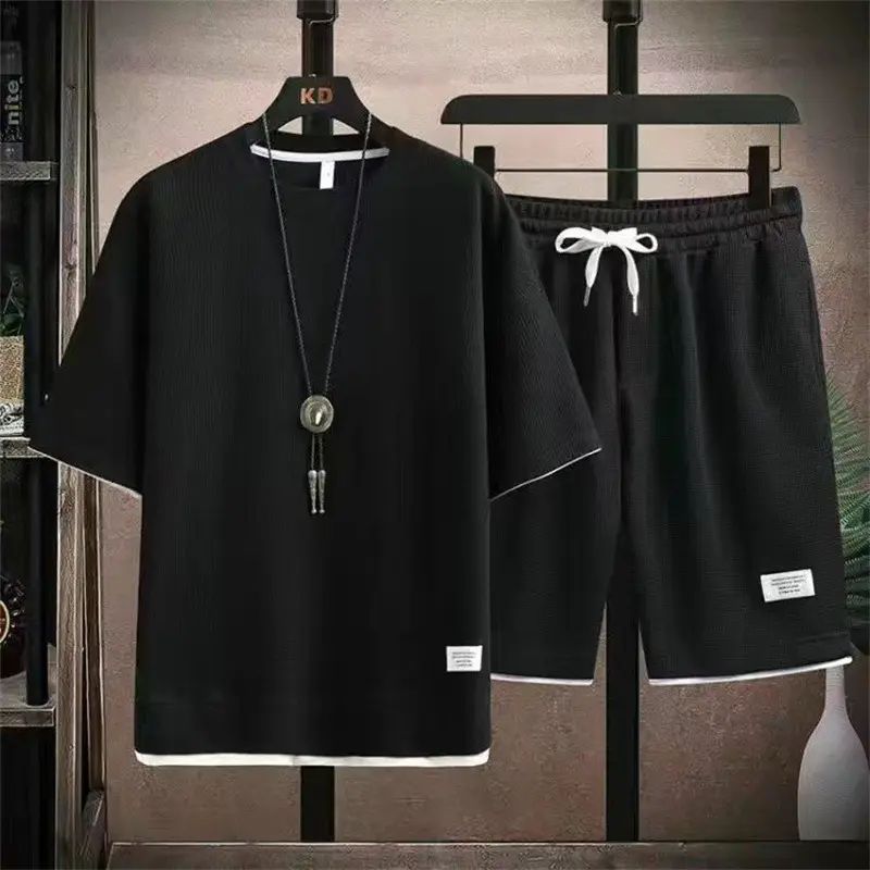 🔥Men’s 2-Piece Oversized Minimalist Drawstring Clothing Set