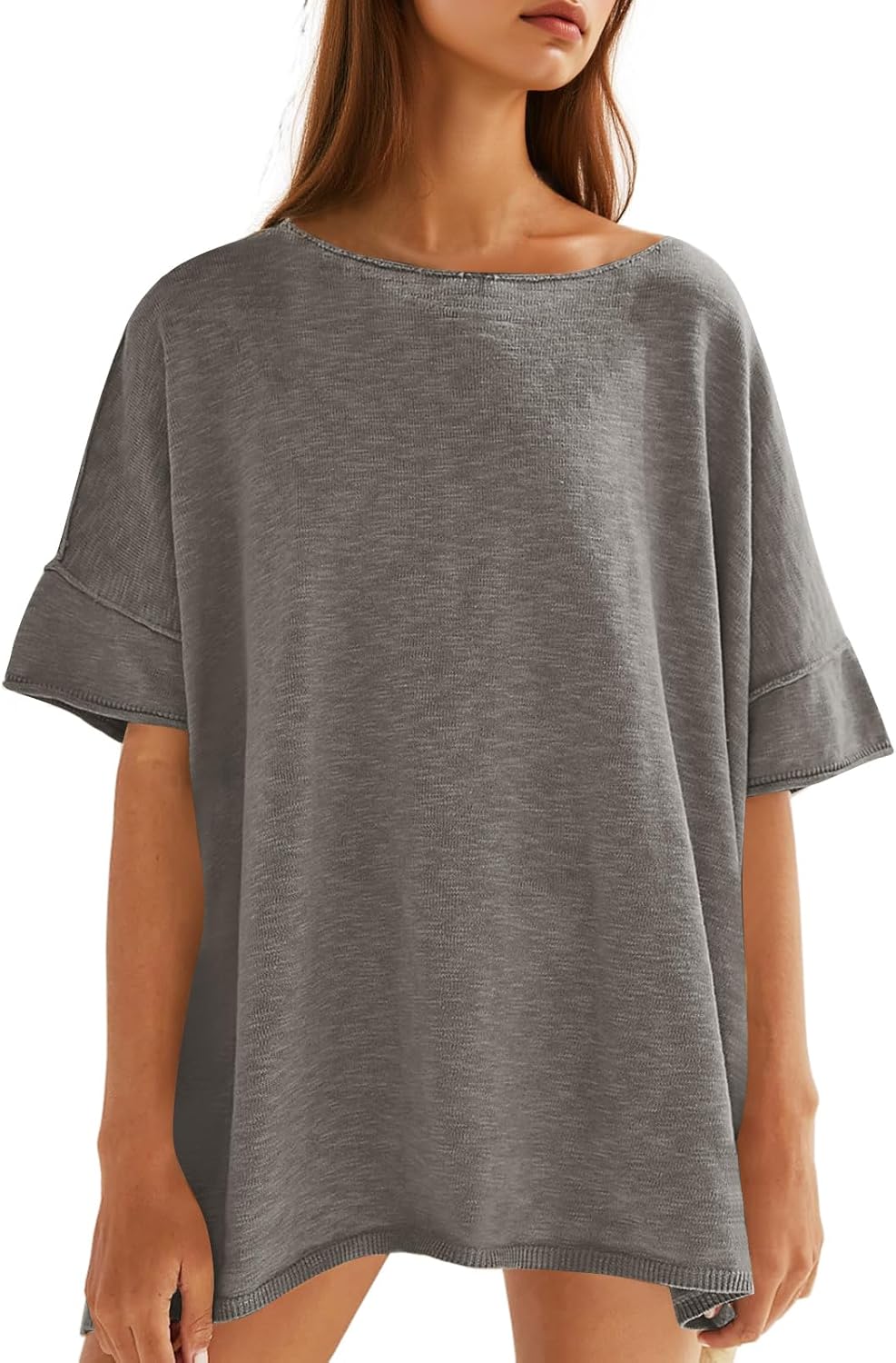 Mother's Day Sale💕Women's Oversized T Shirts-100% Cotton