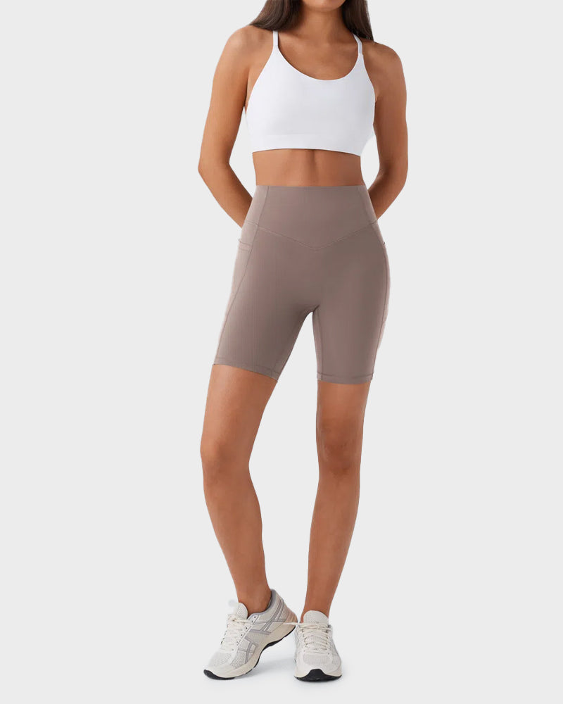 Tummy Control Butt-Lifting Training Shorts with Pockets – 7