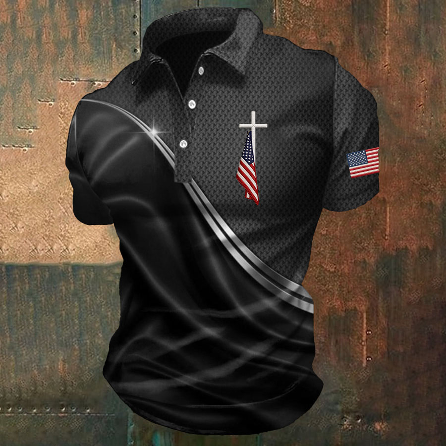 Men'S 250 Years Independence Day Polo Shirt