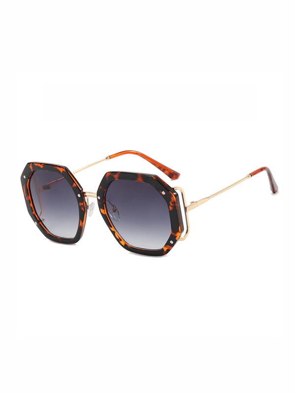Geometric Sun-Protection Sunglasses Accessories