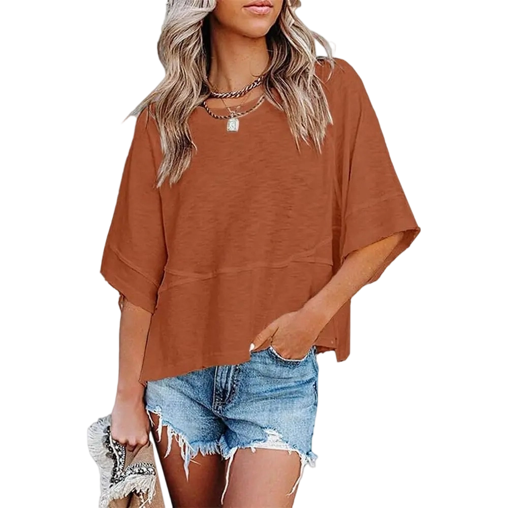 🌀🌀🌀Women's Batwing Half Sleeve Top