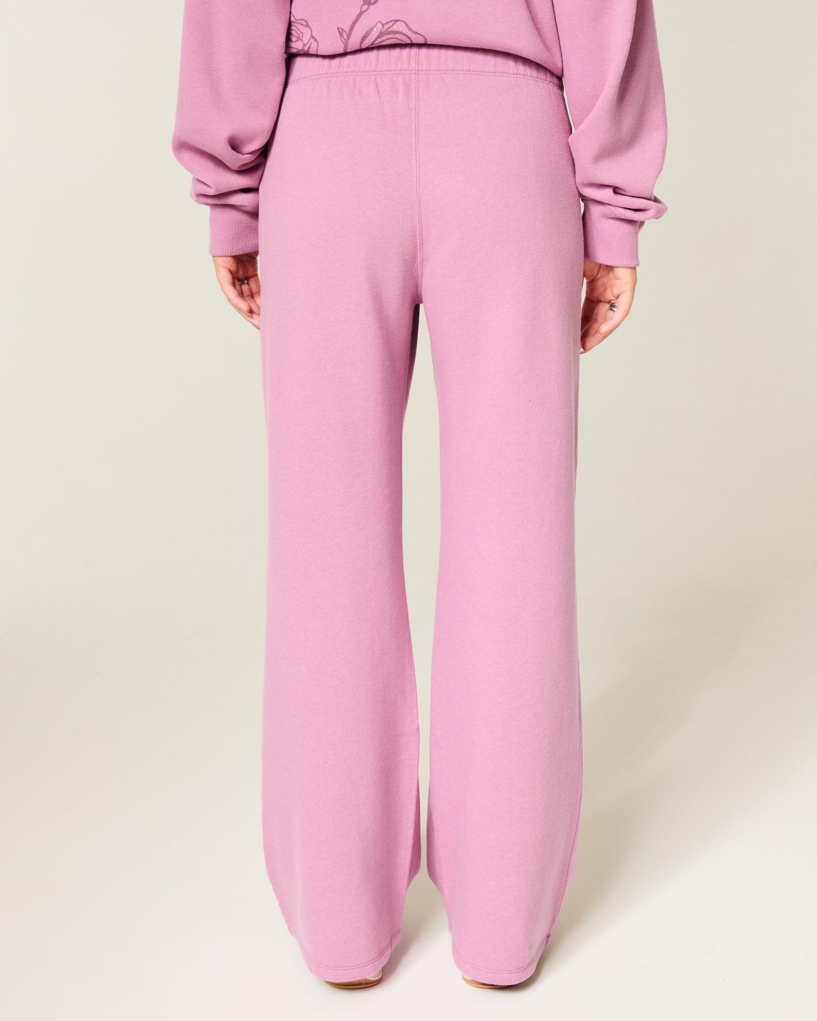 Wide-Leg Sweatpants