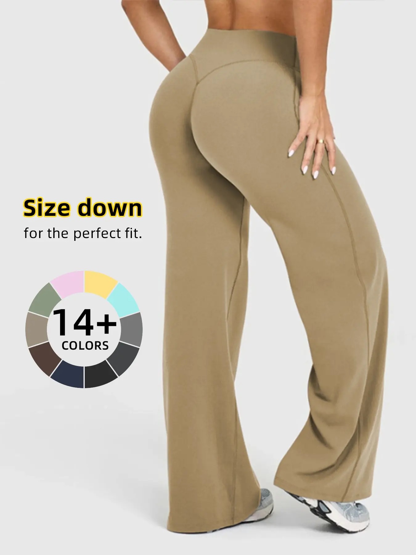Women's Casual Wide Leg Sport Pants