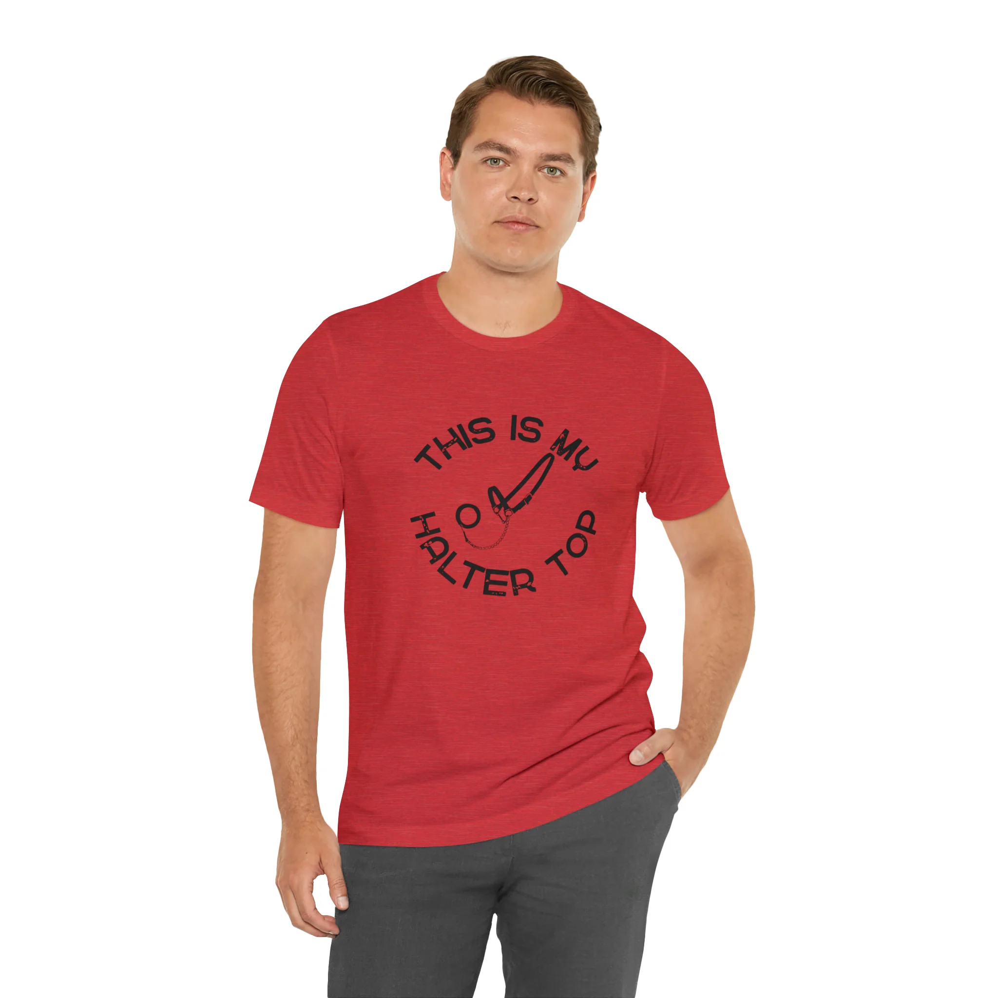 This is My Halter Top Unisex Jersey Short Sleeve Tee