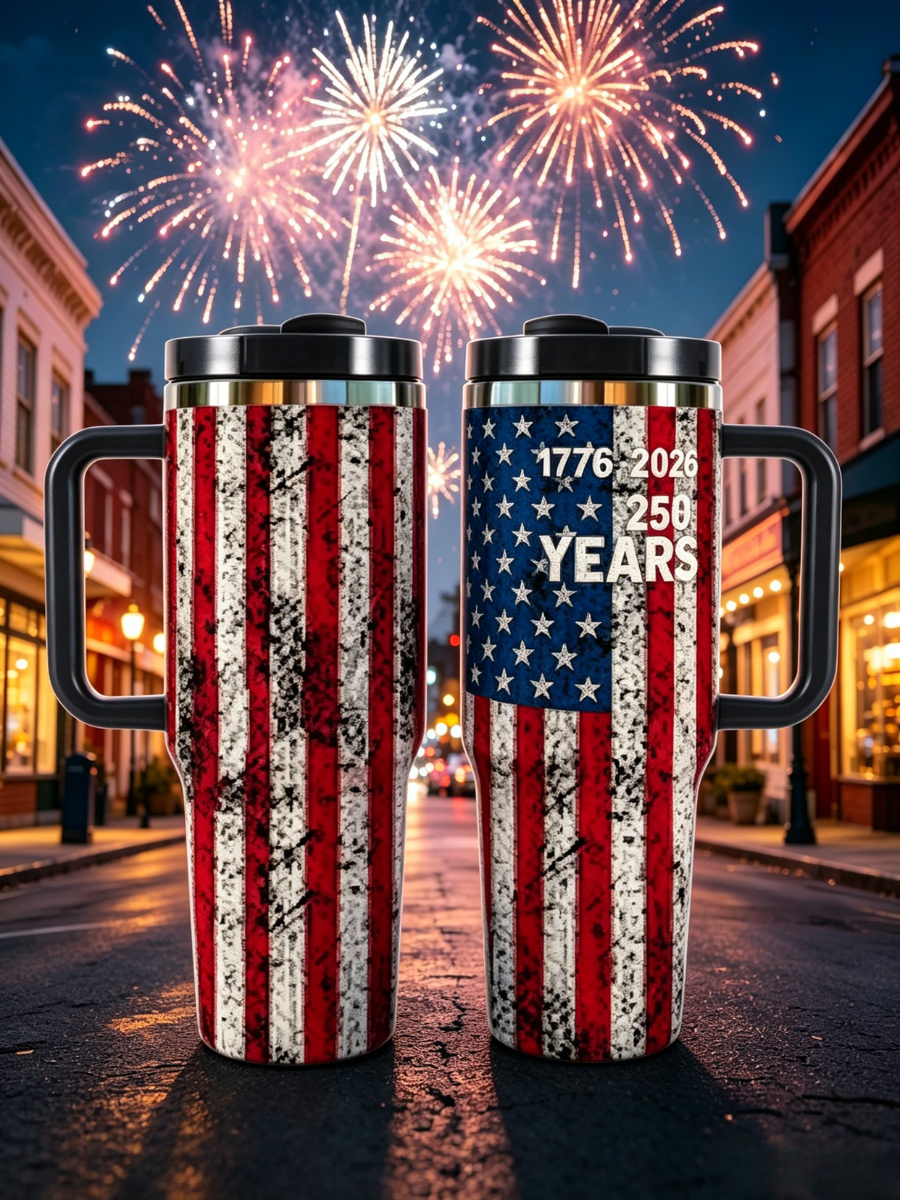 250Th Anniversary Commemoration 40Oz Second Generation Handle Car Cup Insulated Ice King Cup