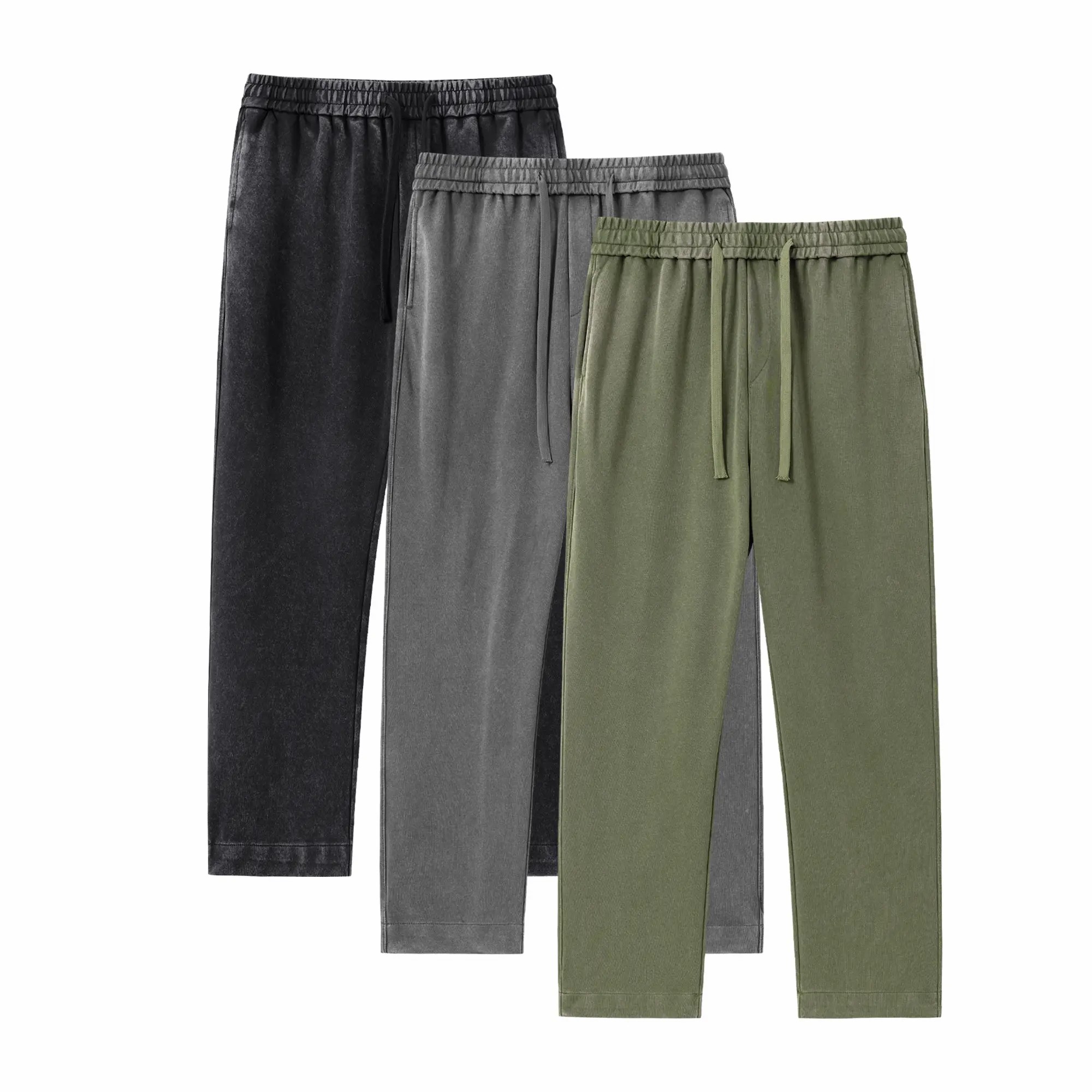 Men's Acid Wash Cotton Sweatpants – Soft Casual Joggers for Everyday Wear