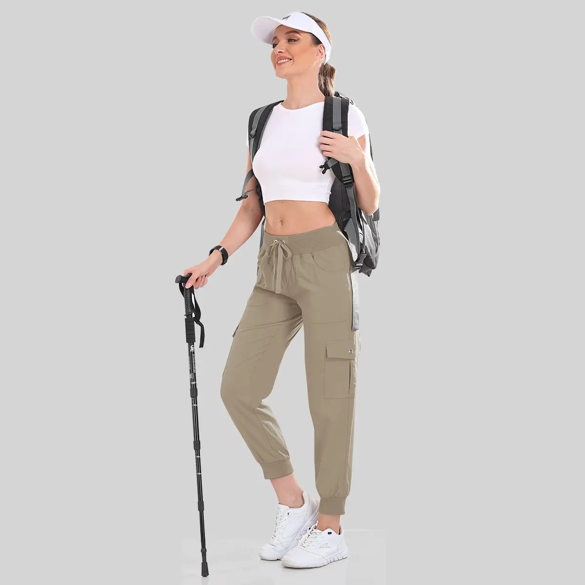 Women’s Lightweight Quick-Dry Hiking Cargo Joggers