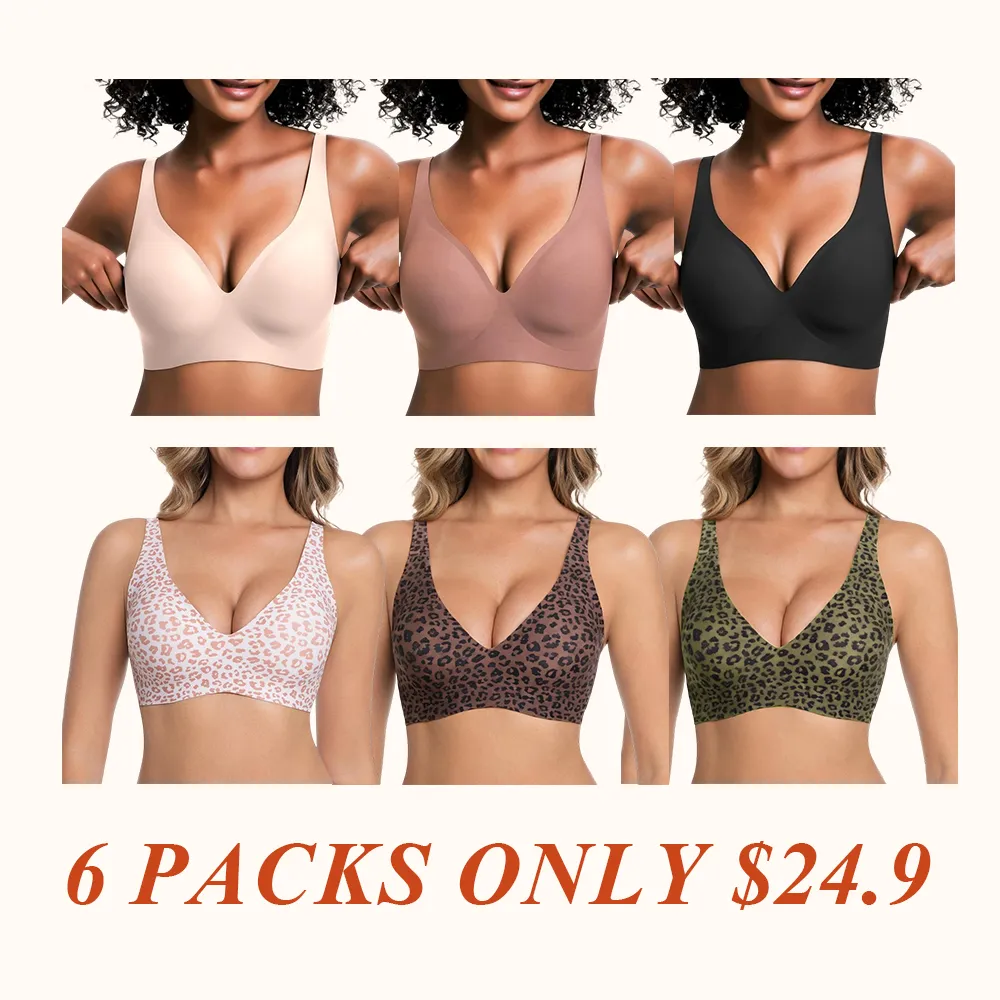 Women's comfortable wireless bra