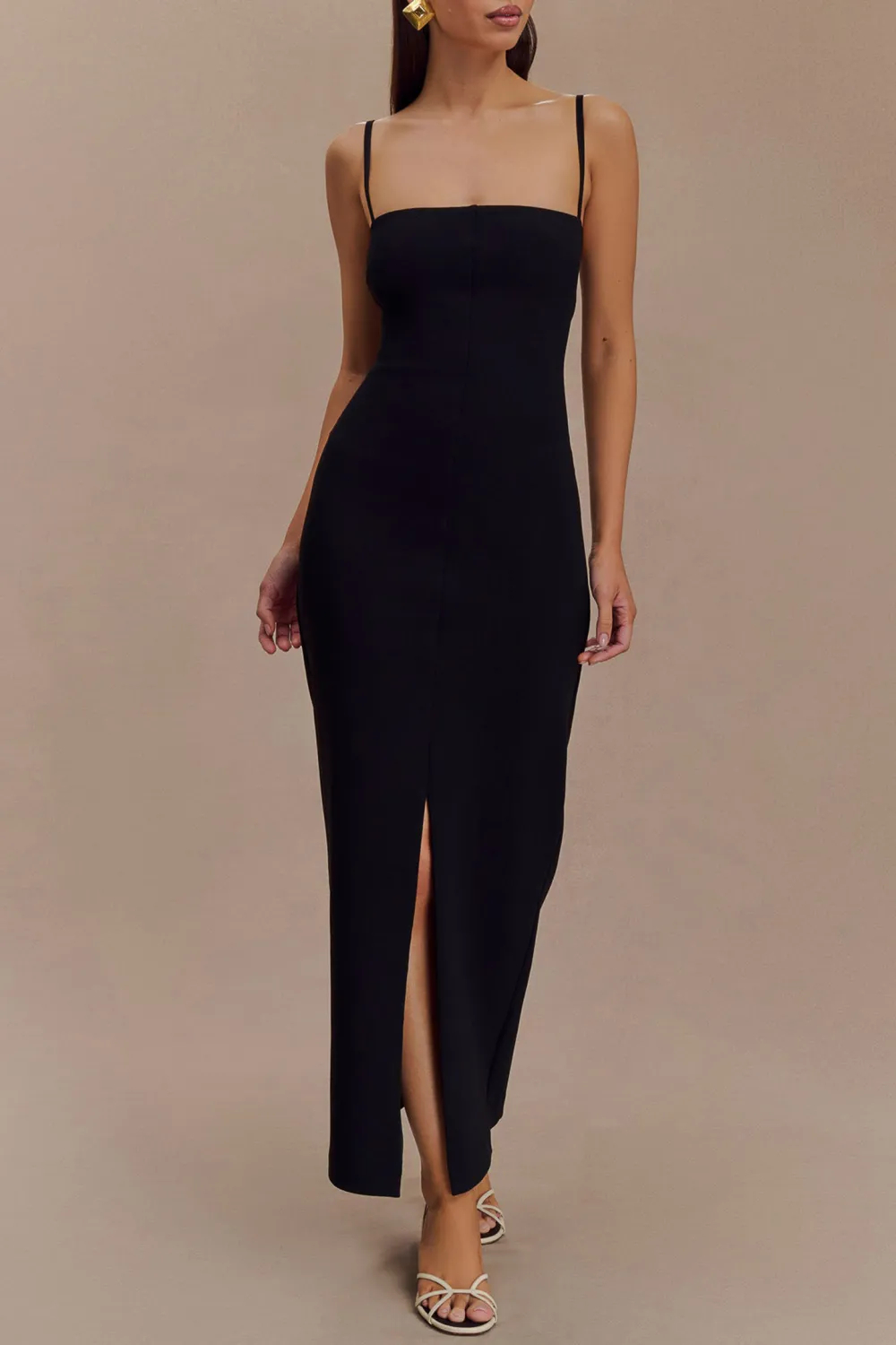 Crepe Maxi Dress